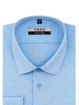 Сорочка мужская длинный рукав GREG 203/238/51006/ZV STRETCH