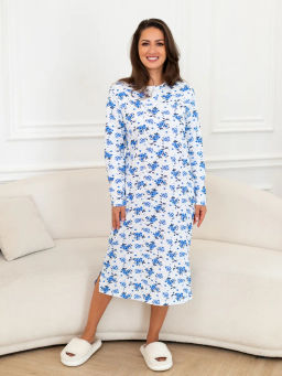 Сорочка женская Нина Голубой - Modamica фото 49