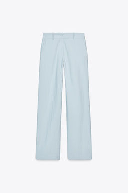 HIGH-WAIST STRAIGHT-LEG TROUSERS - Zara фото 6