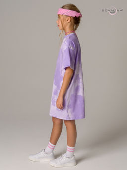 Платье Teen тайдай лаванда - Sovalina фото 10