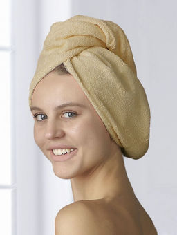 Чалма женская, 100% хлопок (Бежевый)