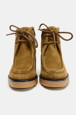 LACE-UP HEELED ANKLE BOOTS - Zara фото 11