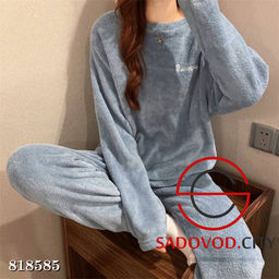 Пижама теплая плюшевая женская