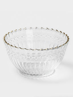 Салатники «Ронда», 350 мл, 37.5×32.5×7 см, на подставке, набор 3 шт., стекло, прозрачный