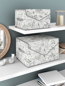 Короб стеллажный с крышкой, малый, 30*25*20 см Valiant  фото 21