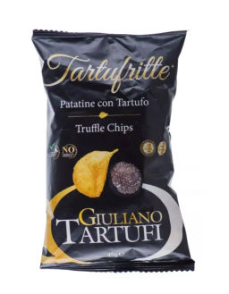 Чипсы Giuliano Tartufi картофельные с черным трюфелем 45 г, пакет, ИТАЛИЯ