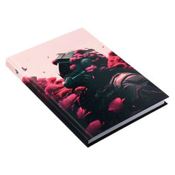 Колледж-тетрадь в твердой обложке 7БЦ, А5, 160 листов, Красочный космонавт, блок в клетку, матовая ламинация, ВЫБОРОЧНЫЙ ЛАК - Calligrata фото 2