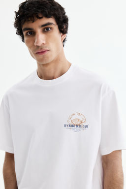 Camiseta con motivo estampado Loose Fit - H&m фото 14