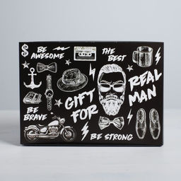 Коробка складная Gift for real man, 25 18 10 см - Дарите счастье фото 2