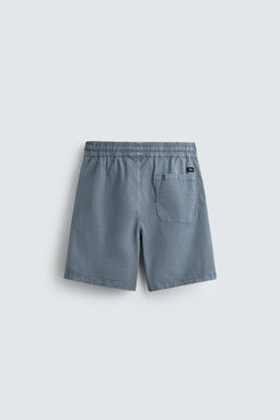 BERMUDA TWILL RELAXED FIT / Azul claro