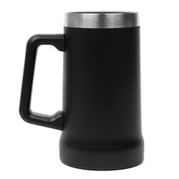 Термокружка Beer, 700 мл, нержавеющая сталь, чёрная