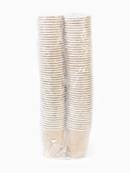 Стакан бумажный «Крафт» 250 мл, диаметр 80 мм (100 шт.)