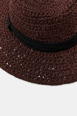 SOMBRERO CINTA CONTRASTE / Marr?n - Zara фото 4