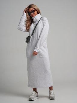 978 Платье "Меланж/серый"