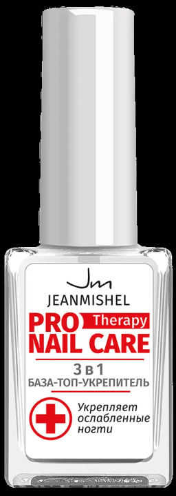 JEANMISHEL (6мл) Лечебное ср-во Pro Therapy Nail Care 3в1 База-Топ-Укрепитель.10