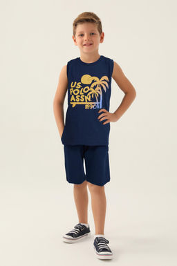 Erkek _ocuk Lacivert Pijama Tak_m_ Sepette S_rpriz _ndirim