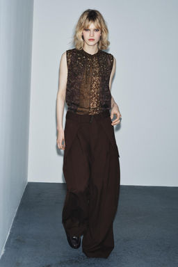 ZW COLLECTION PATCHWORK TOP