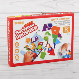 Игрушка развивающая «Весёлые липучки. Блокнот. и, форма»