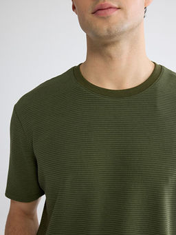 Bisiklet Yaka Dokulu Erkek Ti??rt