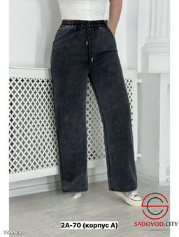 Брюки широкие джинсовые женские - Bruno фото 7