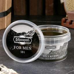 Мыло густое FOR MEN 3в1 Дегтярное, черное 280 мл Добропаровъ