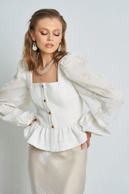 Юбка из струящейся ткани - Mixan фото 4