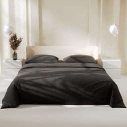 Постельное бельё Этель 2 сп Black night 175х215, 200х220, 50х70-2 шт, 100% хлопок, поплин 125г/м2  фото 8