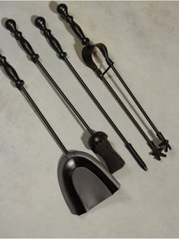 Каминный набор Дым сталь, 4 предмета, 14х14х64 см - Simaland фото 5