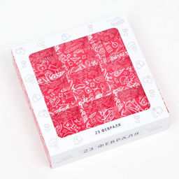 Цена за 5 шт. Коробка под 9 конфет с окном «23 Февраля», 13.7×13.7×3.5