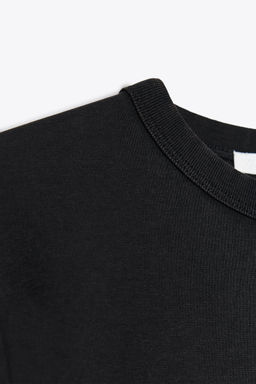 INTERLOCK LONG SLEEVE T-SHIRT - Zara фото 6