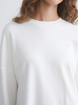 Bisiklet Yaka Kad?n Sweatshirt Tunik