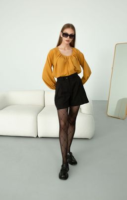 Блуза AURA 2064-176 горчица