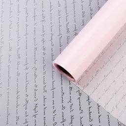 Пленка для цветов и букетов «Послание», светло - розовый, 0.6×10 м