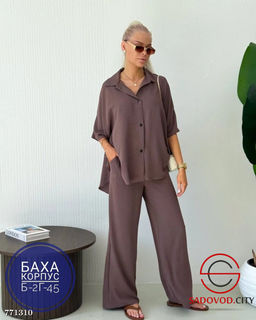 Летний брючный костюм двойка