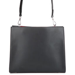 TH9320 black, женская кожаная сумка "Тоут" Barcelo Biagi