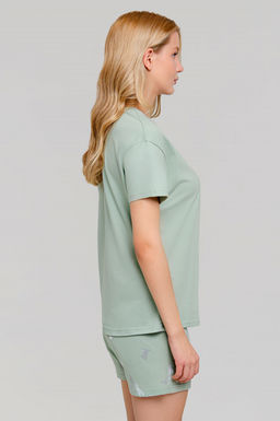 Арт. 9157 Пижама с шортами 42-50 (5 шт) Цвет:полынь - Калинка фото 4