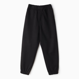 Брюки для девочки MINAKU: Casual Collection KIDS, чёрные, рост 146 см