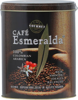 Cafe Esmeralda. Colombian Arabica (зерновой) 200 гр. жест.банка (Уцененная)