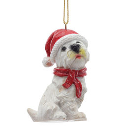 Фигурка декоративная подвесная "Собачка", L4,5 W3,5 H7 см, 2в.