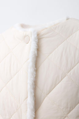 REVERSIBLE FAUX FUR GILET - Zara фото 5