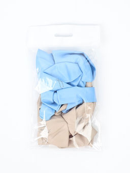 МП Воздушный шар латексный 12" «Весь мир в твоих руках», бежевый, голубой, 12 шт. 10900187