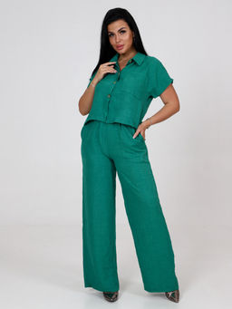 ЖК-Камила ЖЕНСКИЙ КОСТЮМ (Зелёный) - А-дина фото 2