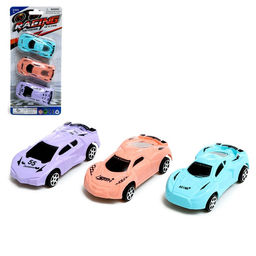 Набор инерционных машин Рейсер, 3 штуки, МИКС