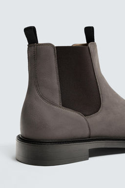 LEATHER CHELSEA BOOTS - Zara фото 6