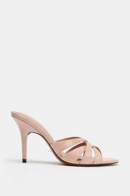SANDALIA TAC?N CRUZADA / Beige