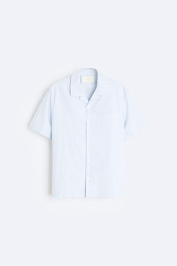 STRIPED OXFORD SHIRT - Zara фото 7