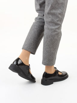 06-M47-16 BLACK Туфли женские (натуральная кожа)