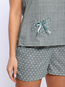 М72 Пижама Валентинка (хаки ) - Иванушка-трикотаж фото 3