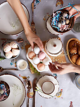 Скатерть пасхальная, Этель Chicken Ranch 220х147 см, 100% хлопок, репс 210 г/м2