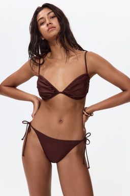 Braga de bikini con tiras de anudar - H&m фото 11